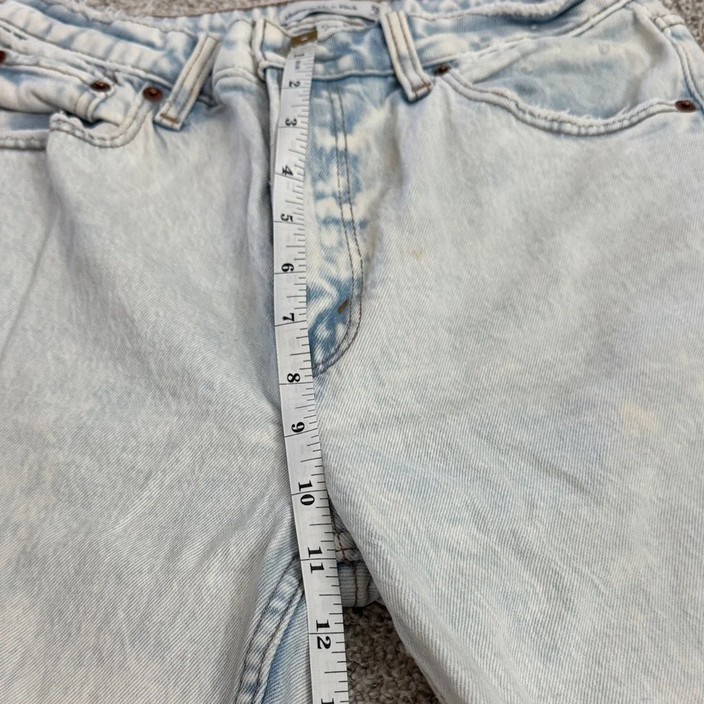 Abercrombie & Fitch Curve Love Acid Wash High-Rise Mom Jeans SZ 2 3/$30 - Picture 15 of 16